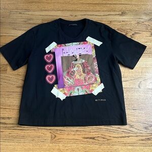 Etro Graphic Print T-Shirt 42